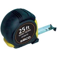 Seco 25 Foot Heavy-Duty Surveyors and Engineers Measuring Tape (3 Models Available)